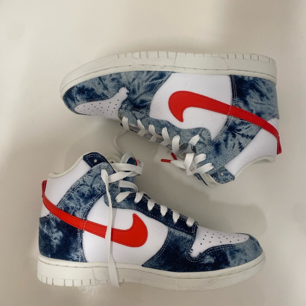 Women’s Dunk High 'Washed Denim' size 7.5